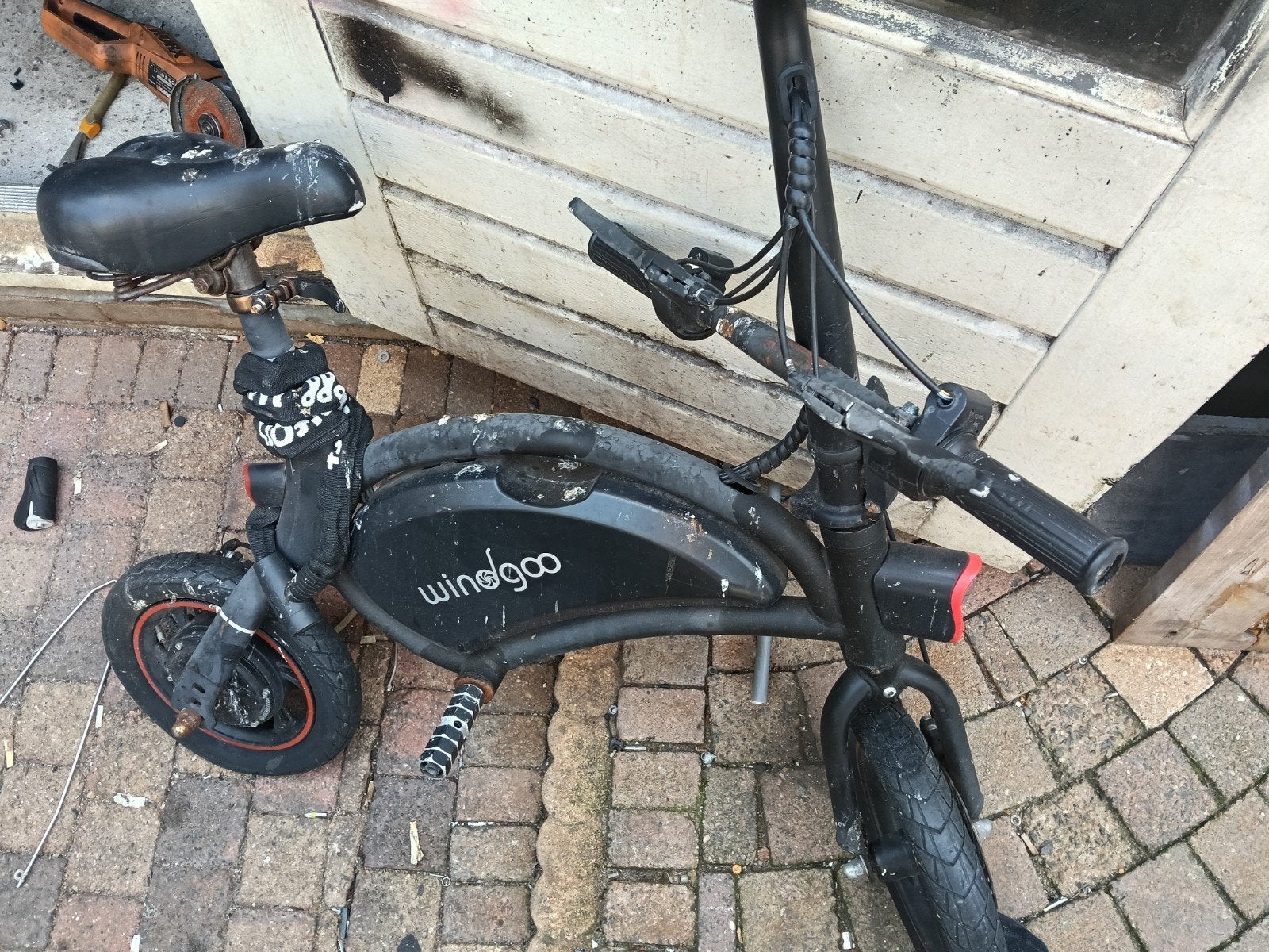windgoo voor onderdelen, Minder dan 30 km per accu, Gebruikt, Minder dan 47 cm, Ophalen