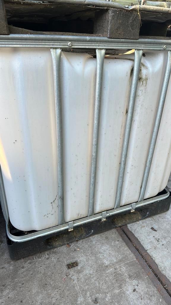 ibc 1000L regenton, Tuin en Terras, 150 liter of meer, Ophalen of Verzenden, Zo goed als nieuw