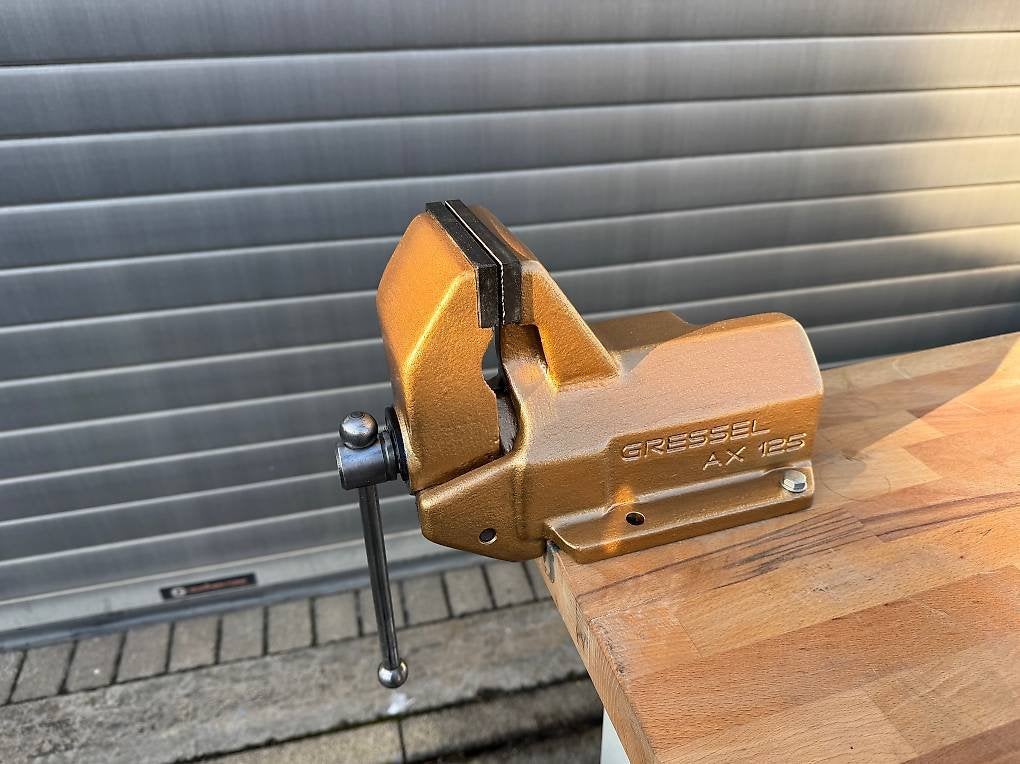 Gressel AX 125 Bankschroef Gereviseerd & In Topstaat (AX125), Ophalen of Verzenden, Zo goed als nieuw