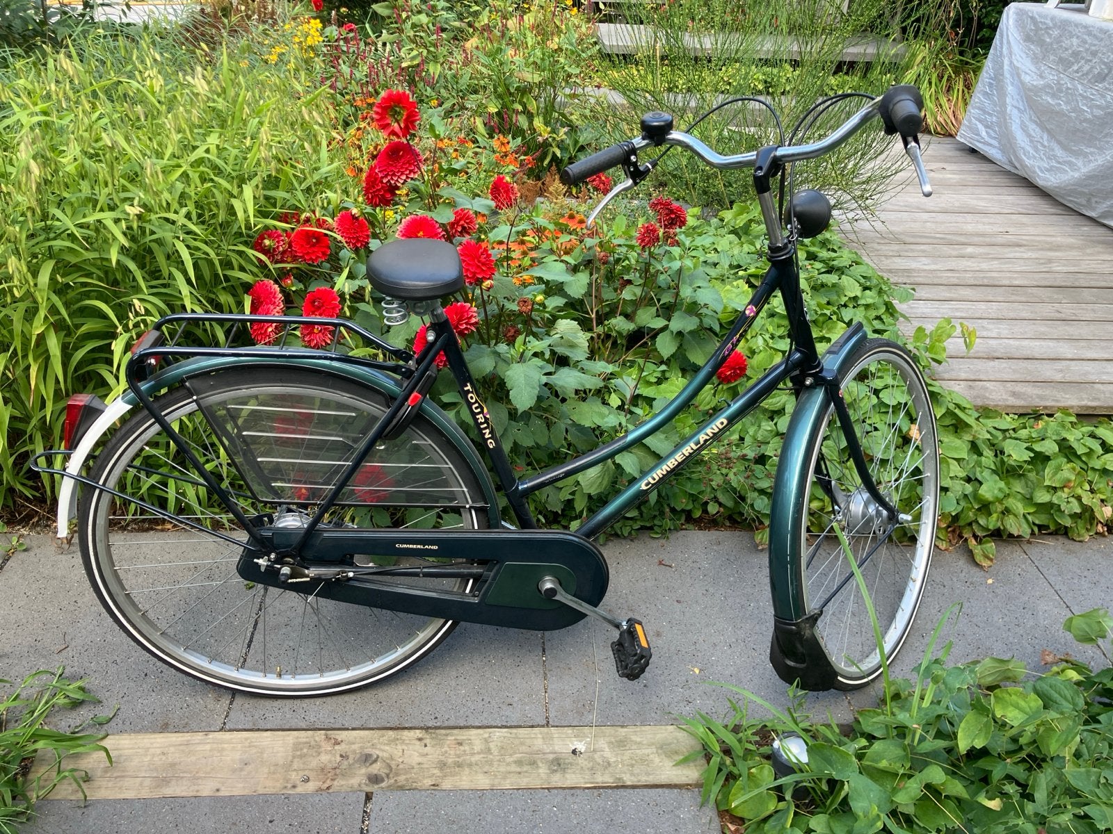 Cumberland Touring Damesfiets - Groen, Fietsen en Brommers, Trommelrem, Ophalen, Overige merken, 53 tot 56 cm