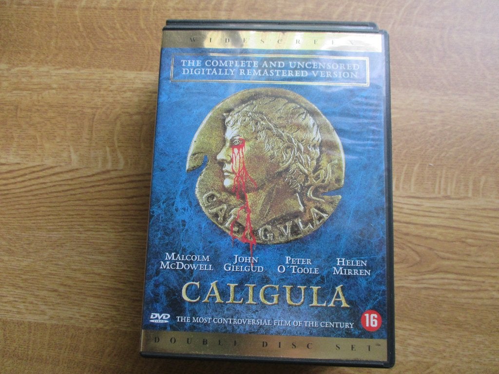 malcolm mcdowell-peter o'toole: caligula -2 dvd's- (4), Alle leeftijden, Ophalen of Verzenden, Zo goed als nieuw