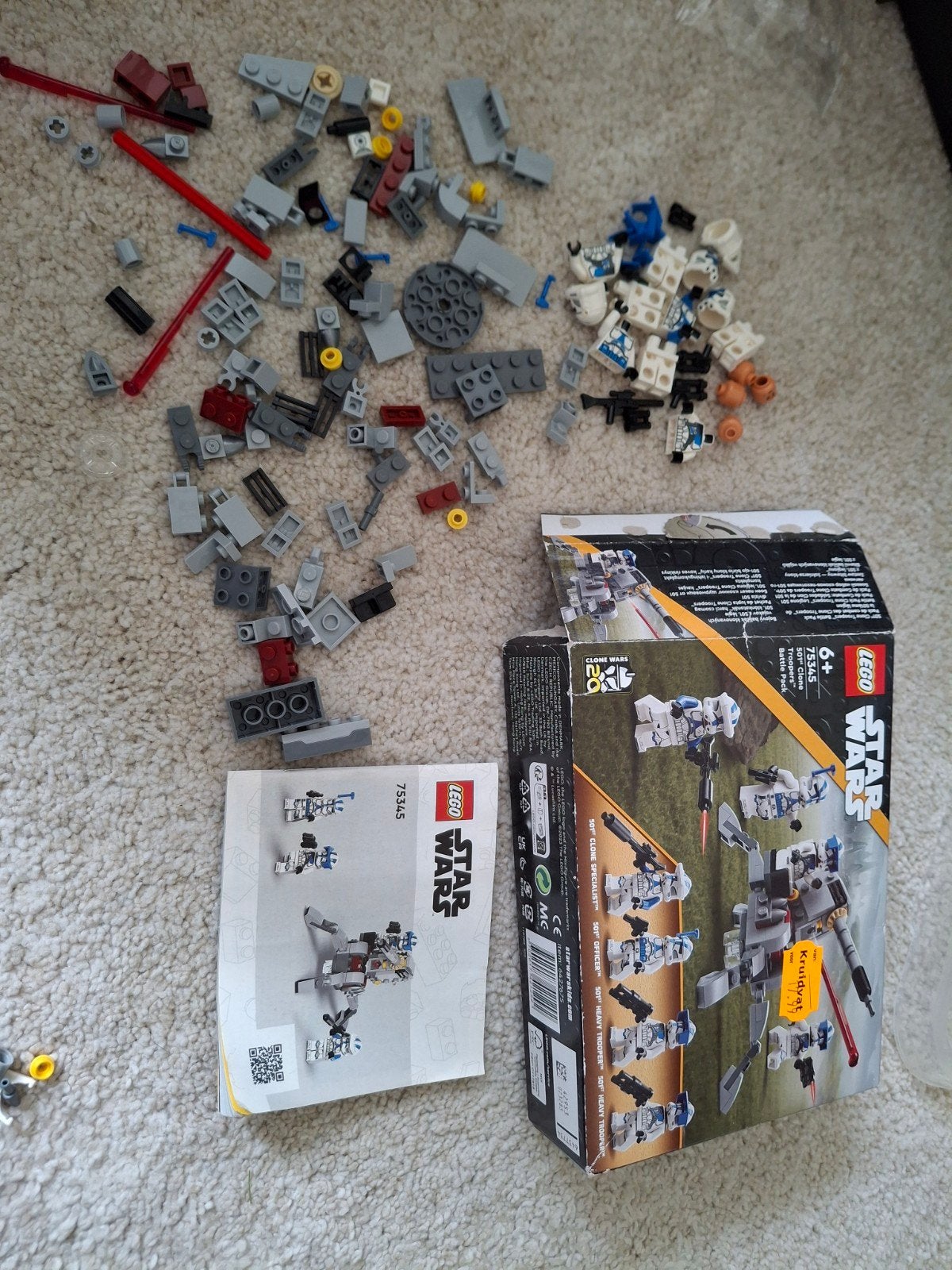 Lego Star Wars 501st Legion Clone Troopers (75345), Gebruikt, Star Wars, Lego, Ophalen of Verzenden