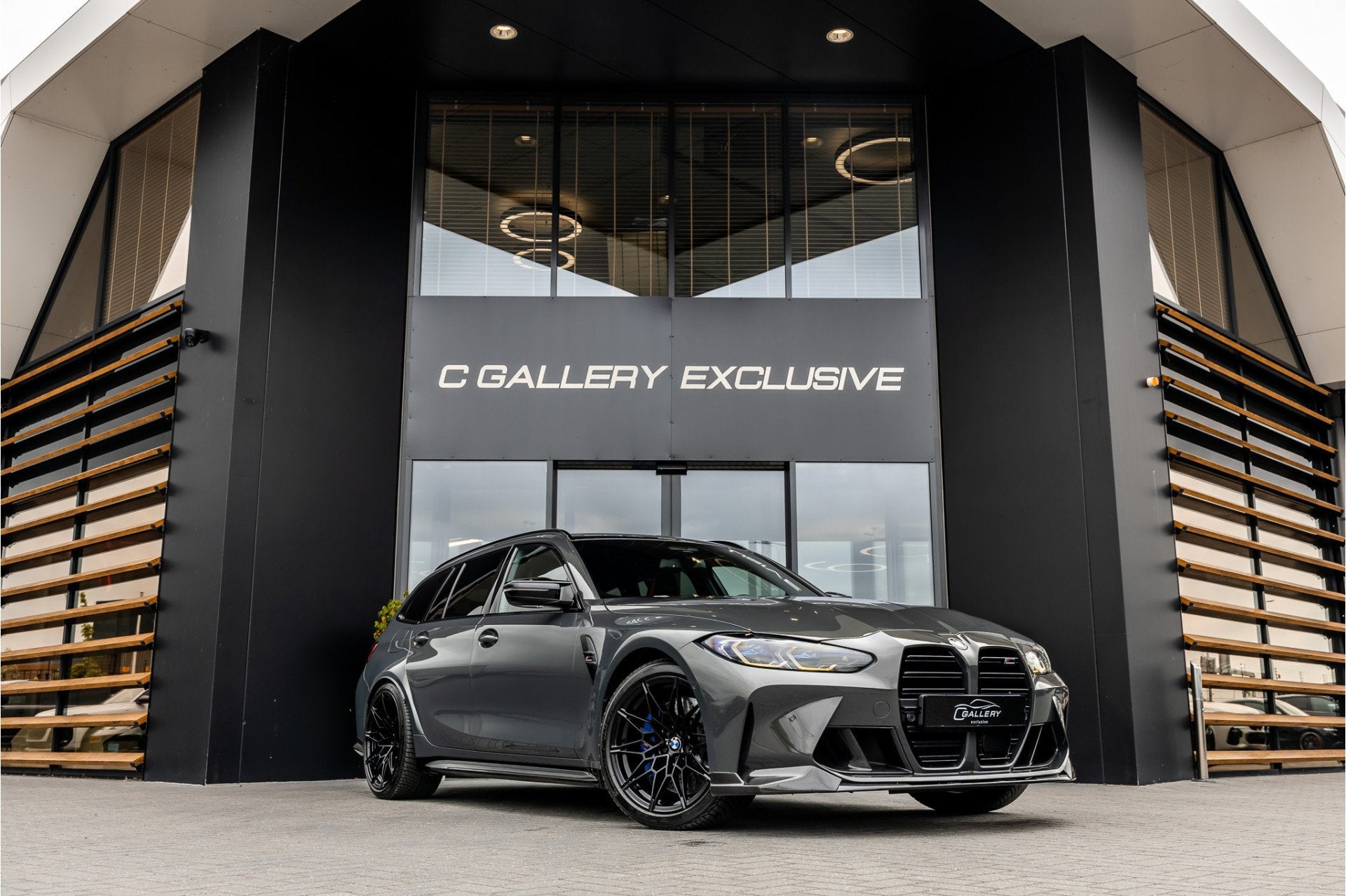 BMW M3 Touring xDrive Competition - Dravit Grau | Kuipstoele, Auto's, Automaat, Gebruikt, Vierwielaandrijving, 3-Serie