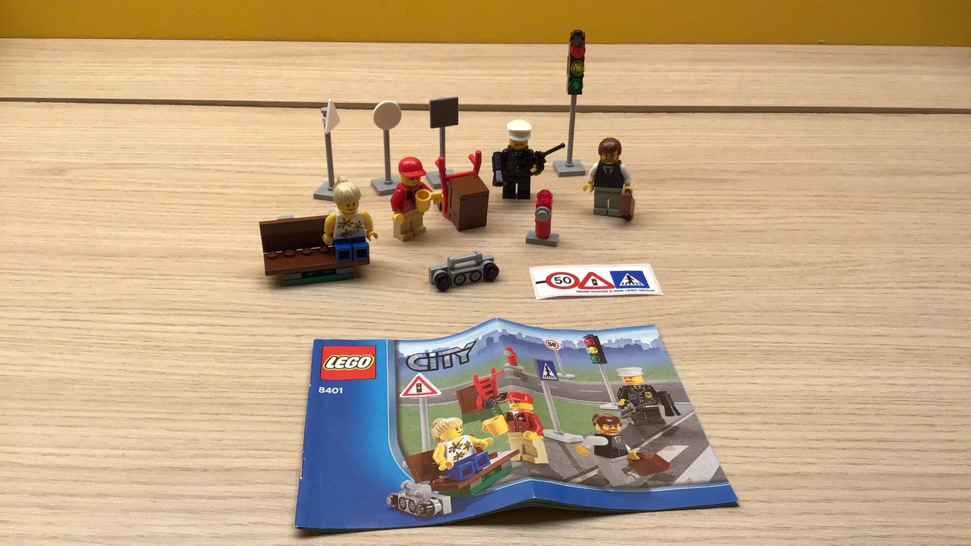 Lego City 8401: Inwoners Compleet, City, Lego, Ophalen of Verzenden, Zo goed als nieuw