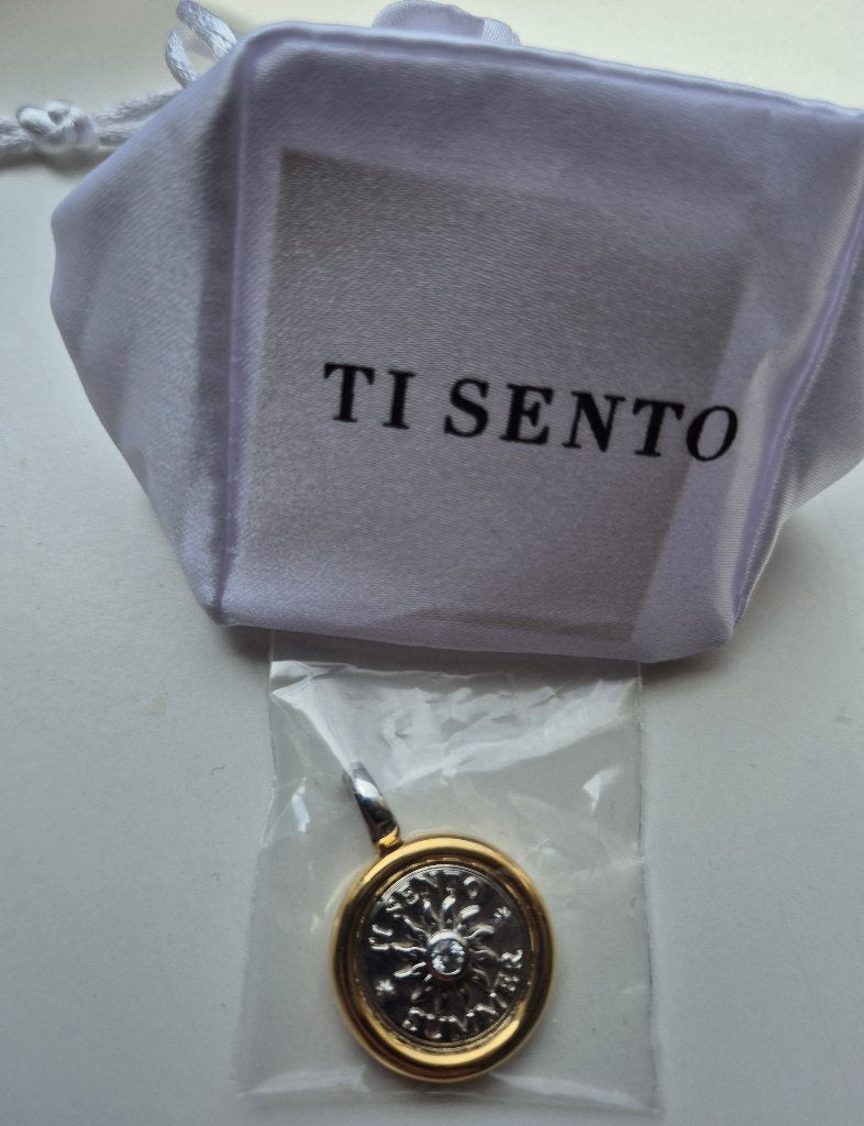 TI SENTO KETTINGHANGER, Verzenden, Nieuw, Zilver, Zilver