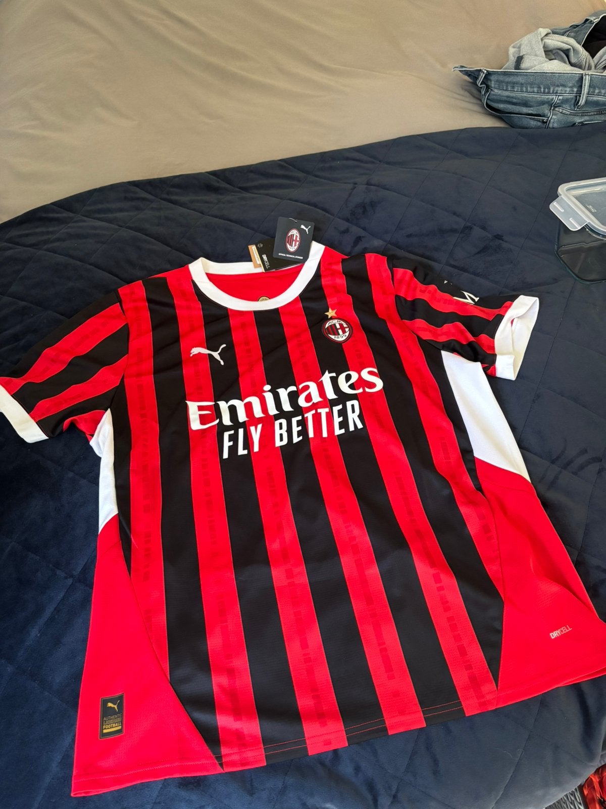 AC Milan gesigneerd shirt morata maat XL, Maat XL, Ophalen of Verzenden, Nieuw, Shirt
