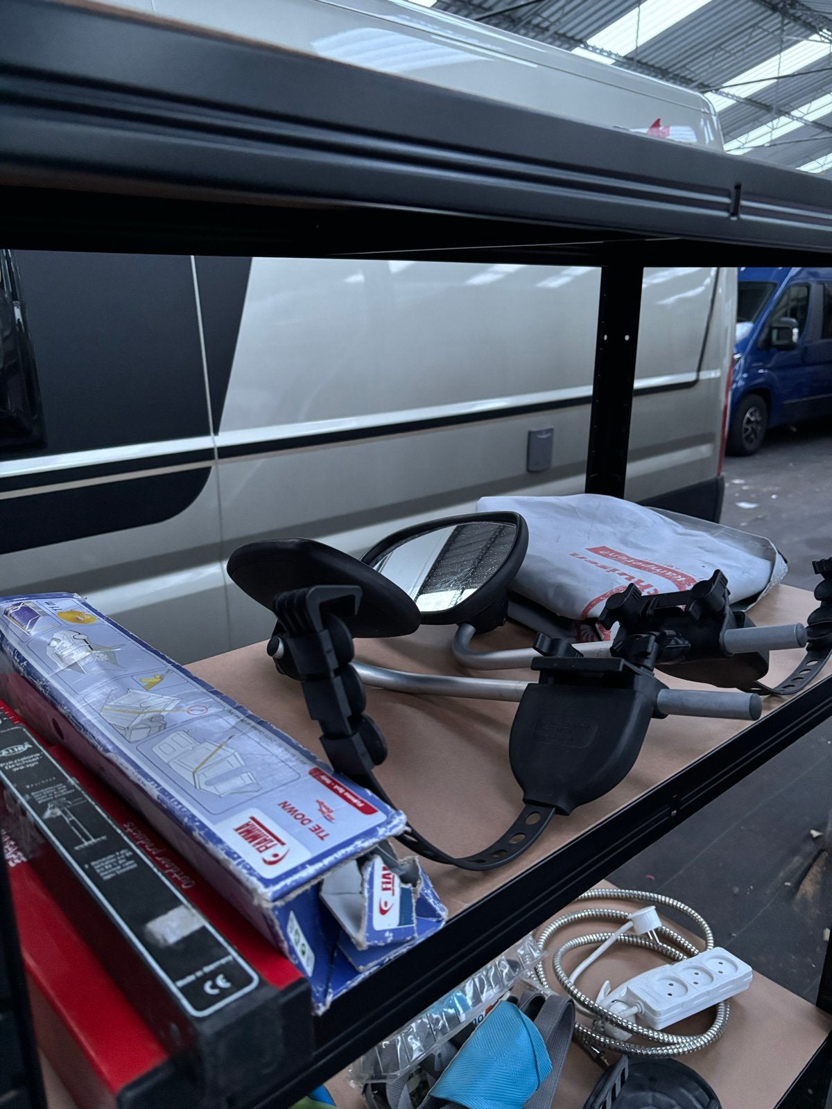 Diverse camper accessoires: spiegels, kabels, etc., Ophalen of Verzenden, Gebruikt