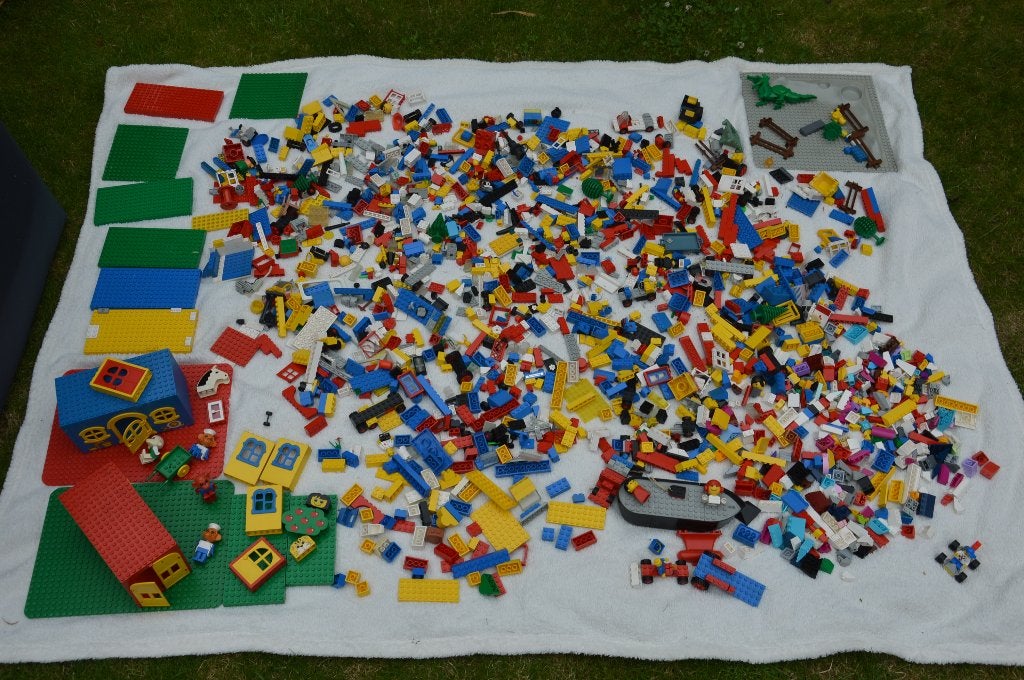grote verzameling Lego, heel veel bouwstenen, minifiguren, Ophalen of Verzenden, Gebruikt, Losse stenen, Lego