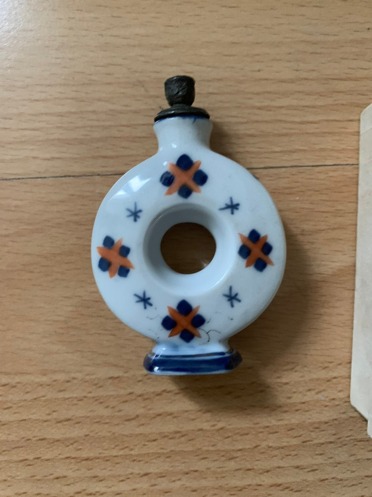 porseleinen parfumflesje van het Nederlandse merk Boldoot, Ophalen of Verzenden, Zo goed als nieuw, Parfumfles