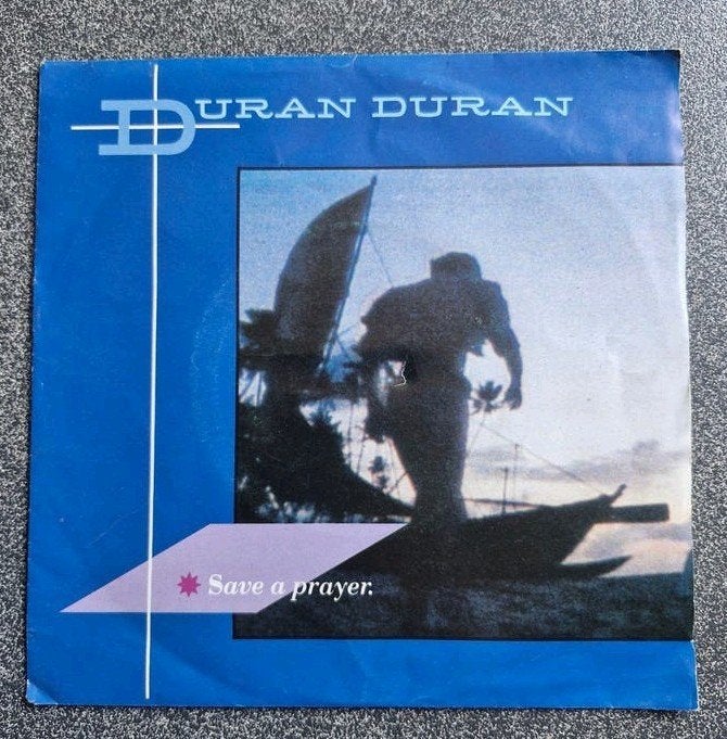 Duran Duran - Save a Prayer / Hold Back the Rain, Gebruikt, 7 inch, Pop, EP