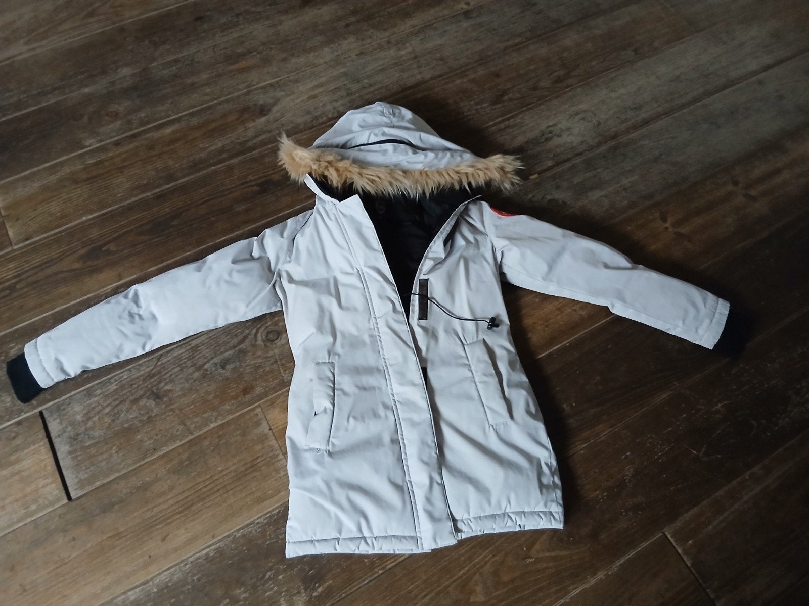 Canada goose dames winterjas, Ophalen of Verzenden, Zo goed als nieuw, Maat 38/40 (M), Grijs