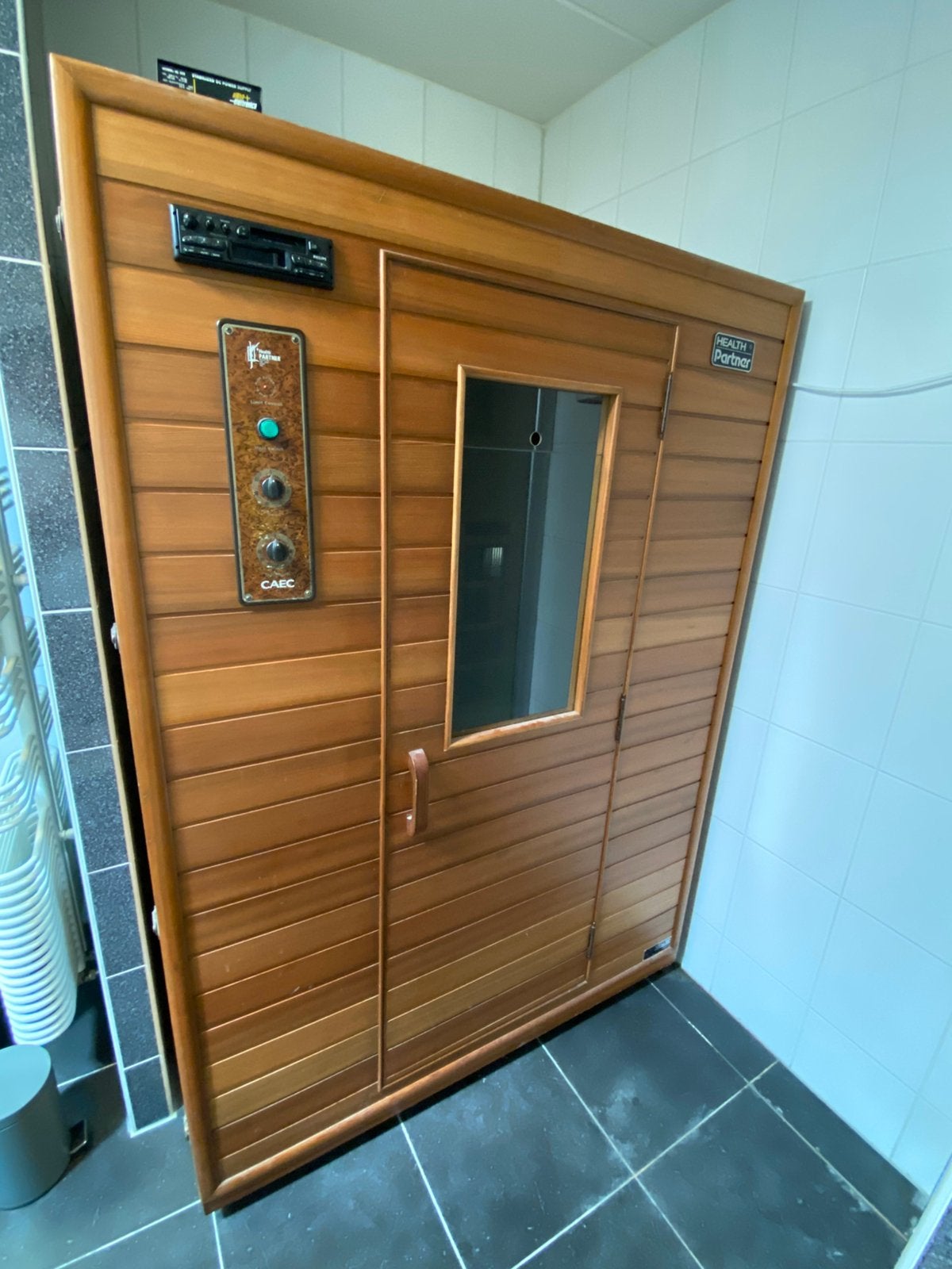 Health Partner CS 3C Sauna, Ophalen, Zo goed als nieuw, Infrarood, Complete sauna