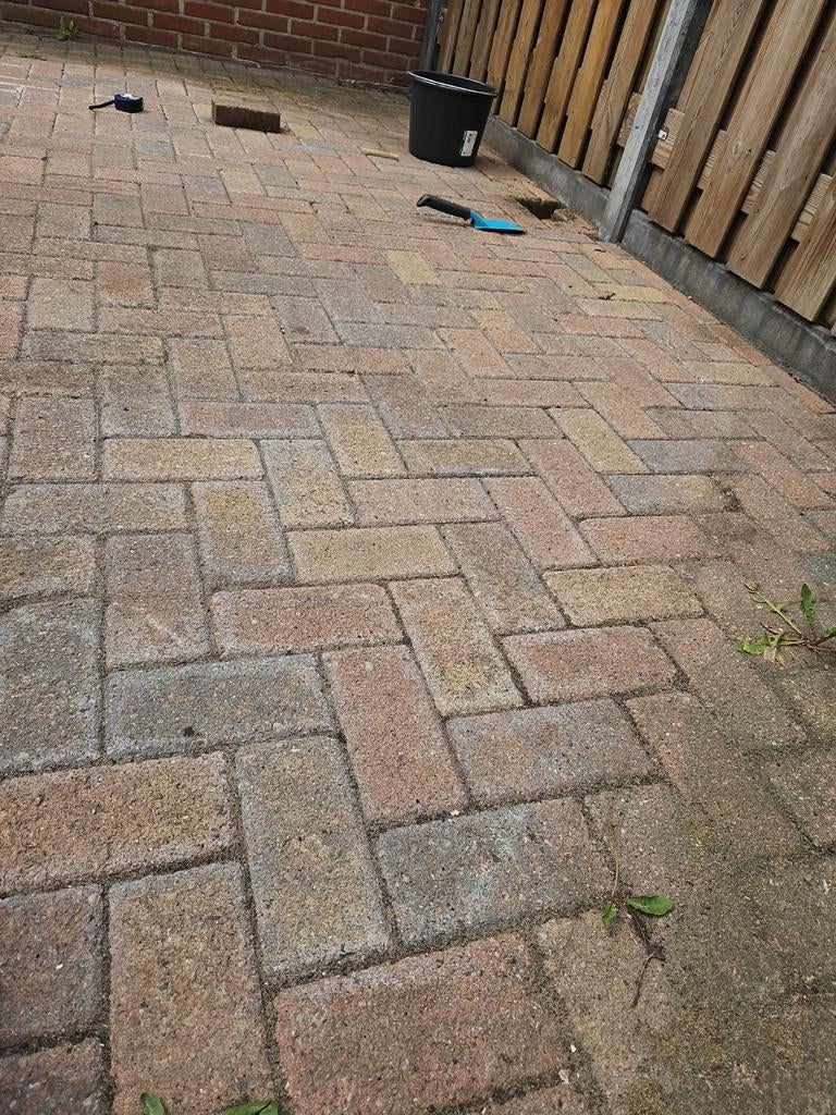 Straatklinkers - 40 m², Tuin en Terras, Tegels en Klinkers, Gebruikt, Klinkers, Beton, 10 m² of meer, Ophalen