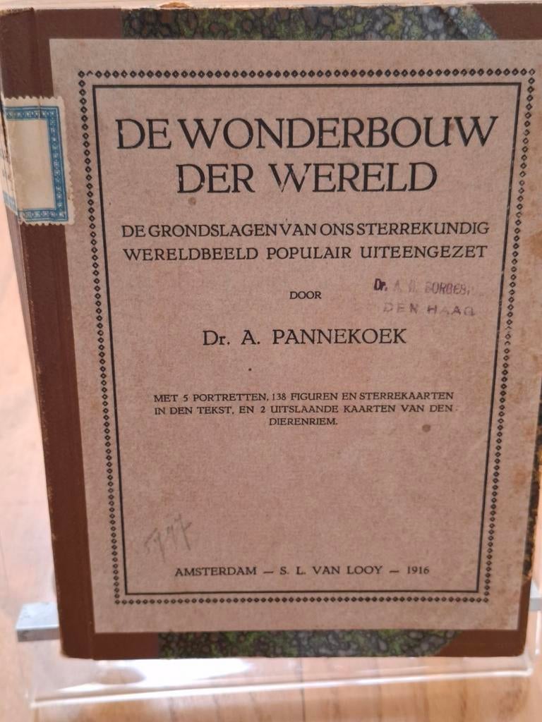 De Wonderbouw der Wereld - Dr. A. Pannekoek (1916), Ophalen of Verzenden