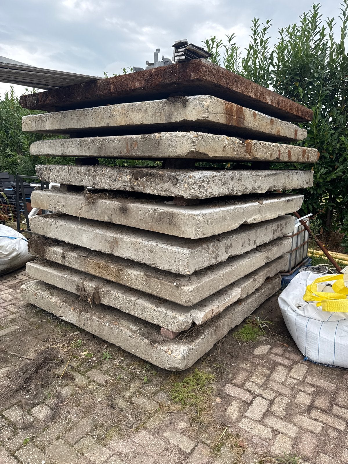 Gebruikte stelconplaten, Ophalen, Gebruikt, Overige typen, 10 m² of meer