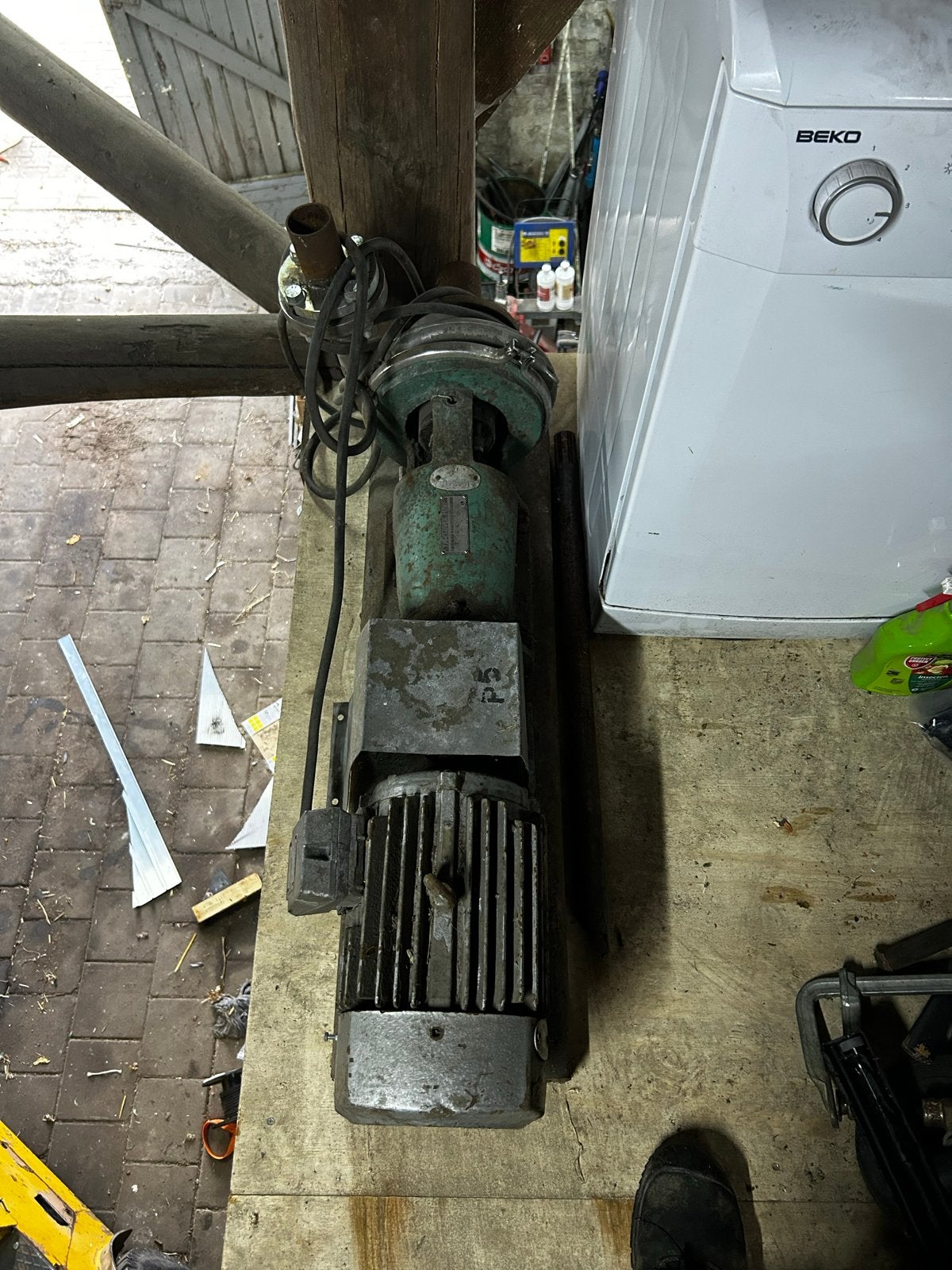 Centrifugaalpomp krachtstroom 2,2KW Tri-Clover 50mm, Ophalen