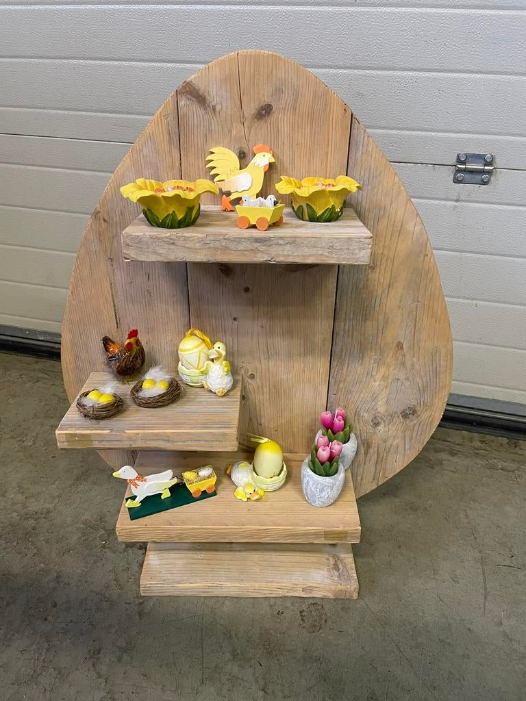 Decoratie Paasei van Steigerhout, Ophalen, Gebruikt