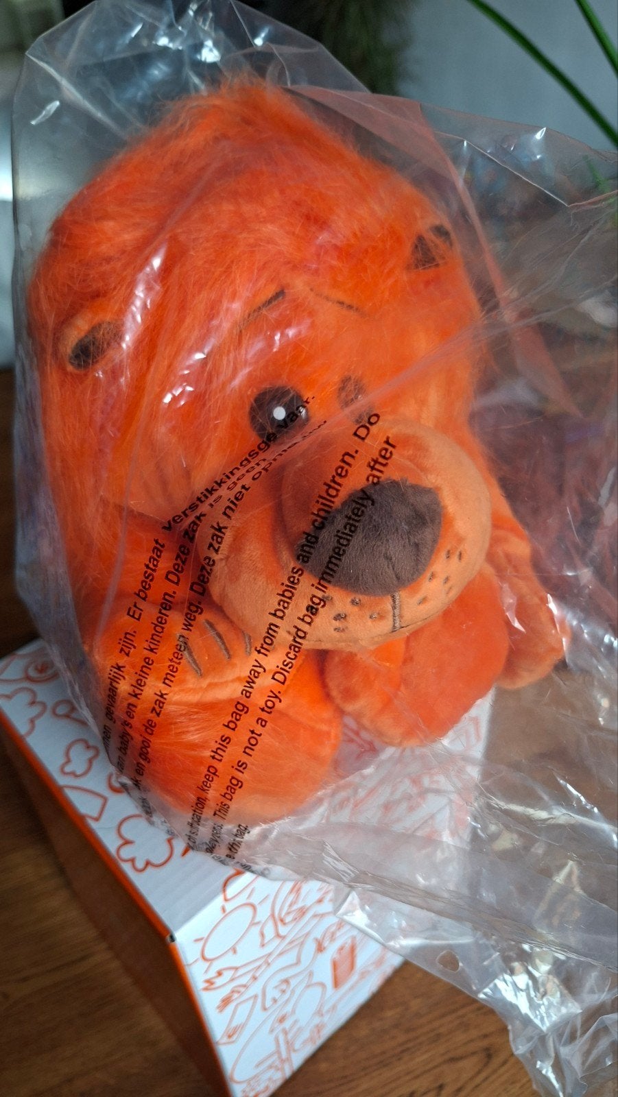 Nieuwe oranje spaarleeuw spaarpot, Ophalen, Nieuw, Dier