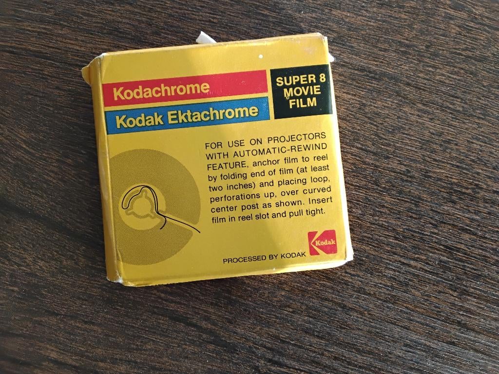 Kodakchrome Filmrol Kodak Ektachrome, Ophalen of Verzenden, 8mm film
