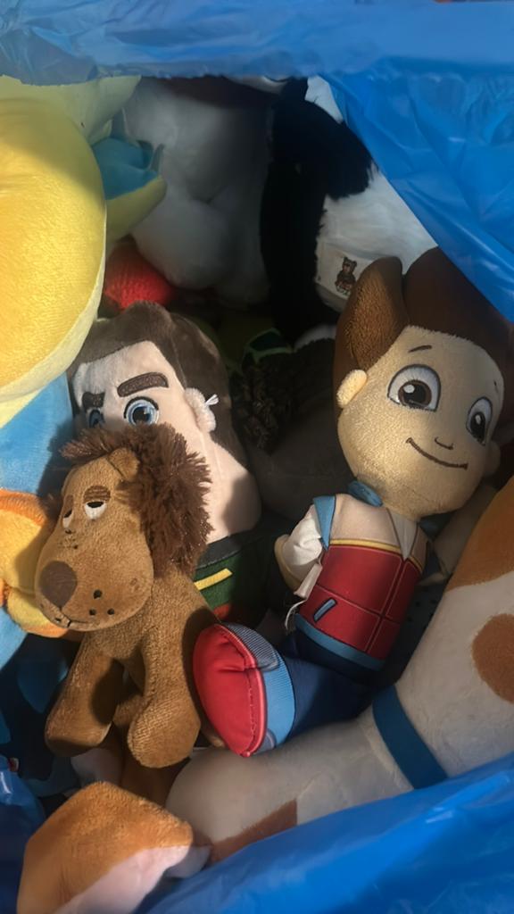 Grote zak speelgoedknuffels 50+ stuks, Ophalen of Verzenden, Zo goed als nieuw, Overige typen