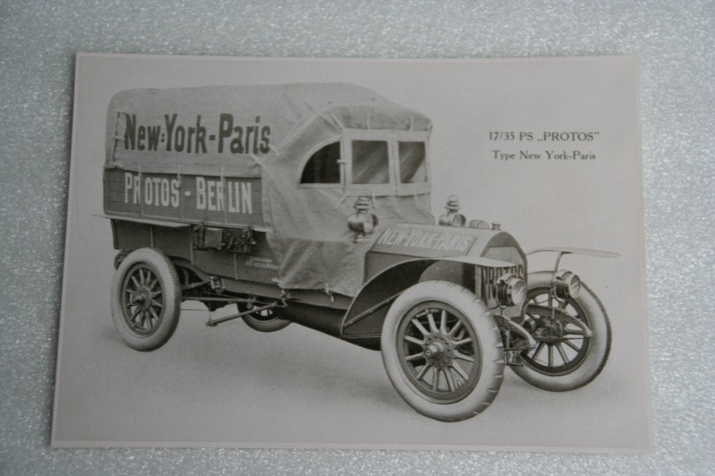 Persfoto Protos 17/35PS Type New York - Parijs (1908) (1), Ophalen of Verzenden, Nieuw, Overige merken