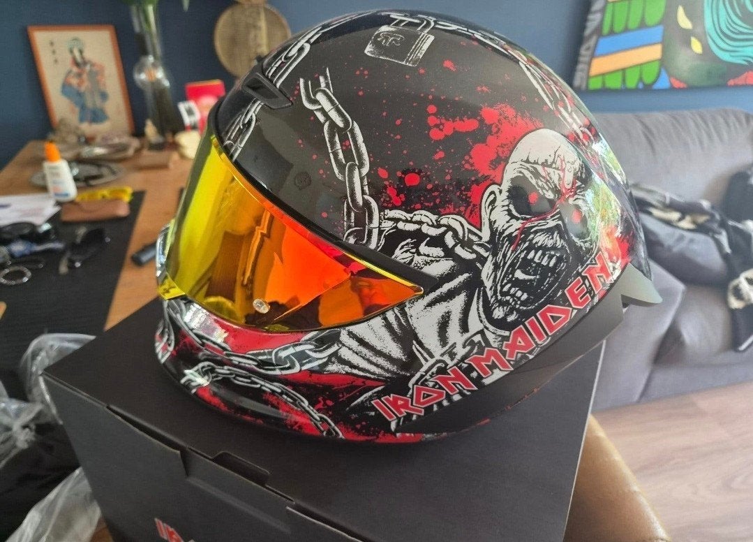 Ruroc Iron Maiden Piece of Mind motorhelm - Nieuw (59), Nieuw zonder kaartje, Integraalhelm, L, Ophalen