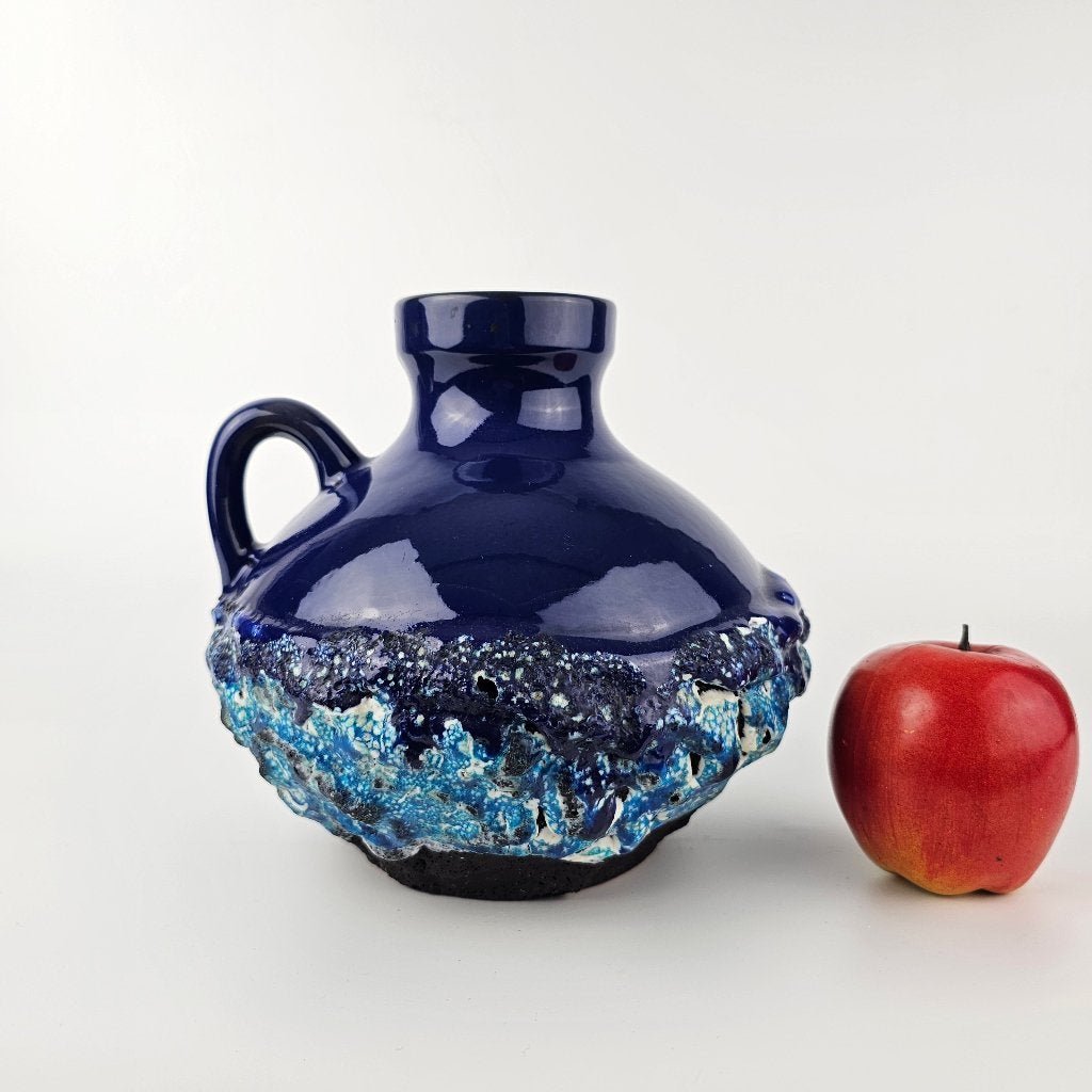West-Duitse Fat Lava kruik door Marei.  4302 Capri blauw, Ophalen of Verzenden