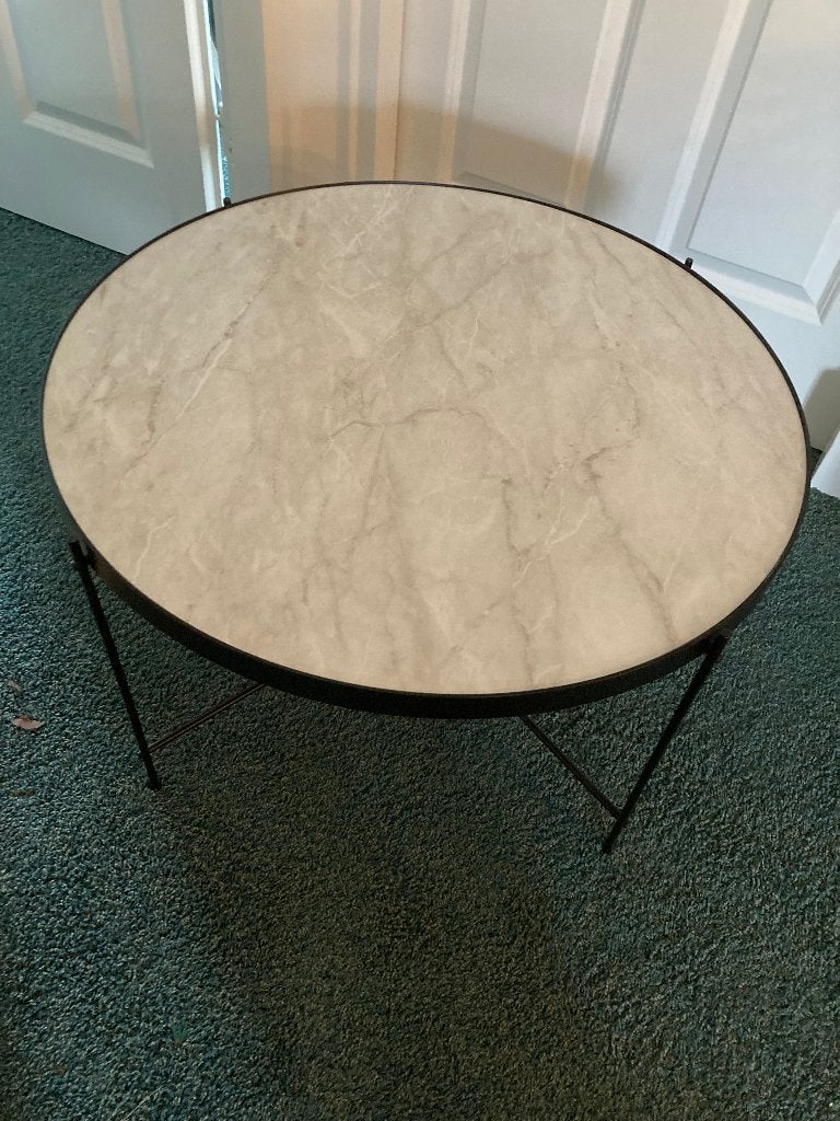 Bijzettafel, Huis en Inrichting, Ophalen, Minder dan 45 cm, Rond, 55 tot 75 cm
