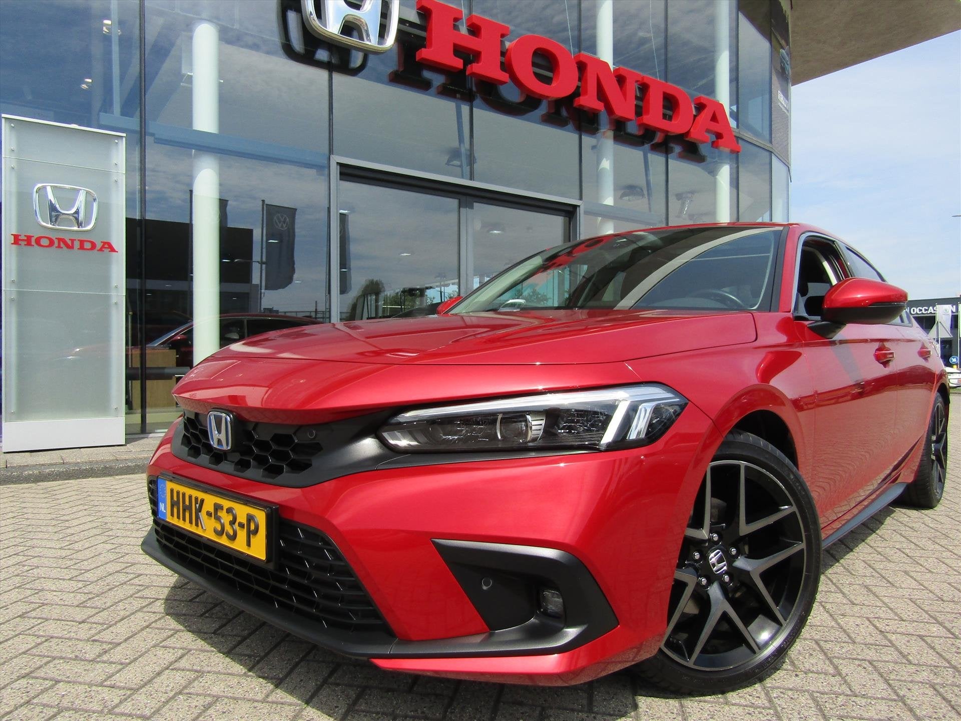 Honda Civic 2.0 HYBRID 184PK eCVT Advance, LEDERBOSE,TREKHAA, Auto's, Honda, Dealer onderhouden, Gebruikt, Bedrijf, 1433 kg