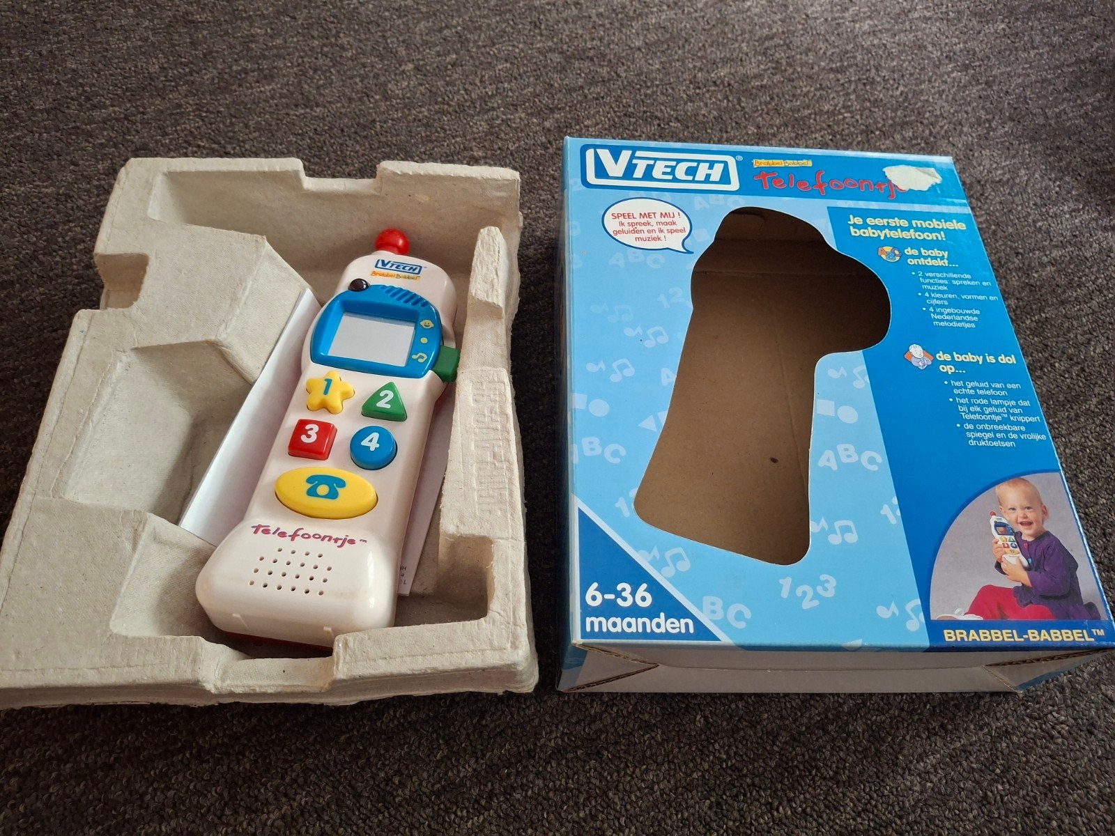 vtech speelgoed telefoon, Kinderen en Baby's, Ophalen of Verzenden, Zo goed als nieuw, 6 maanden tot 2 jaar