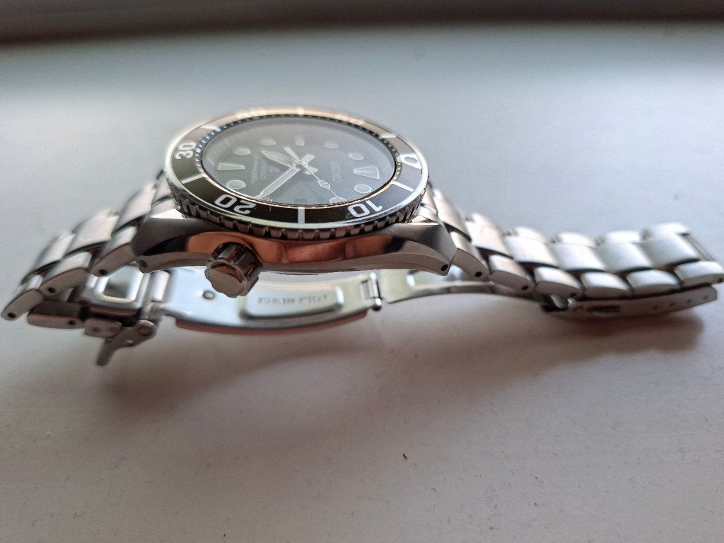 Seiko sumo green full set, Sieraden, Tassen en Uiterlijk, Horloges | Heren, Ophalen, Staal, Polshorloge, Zo goed als nieuw