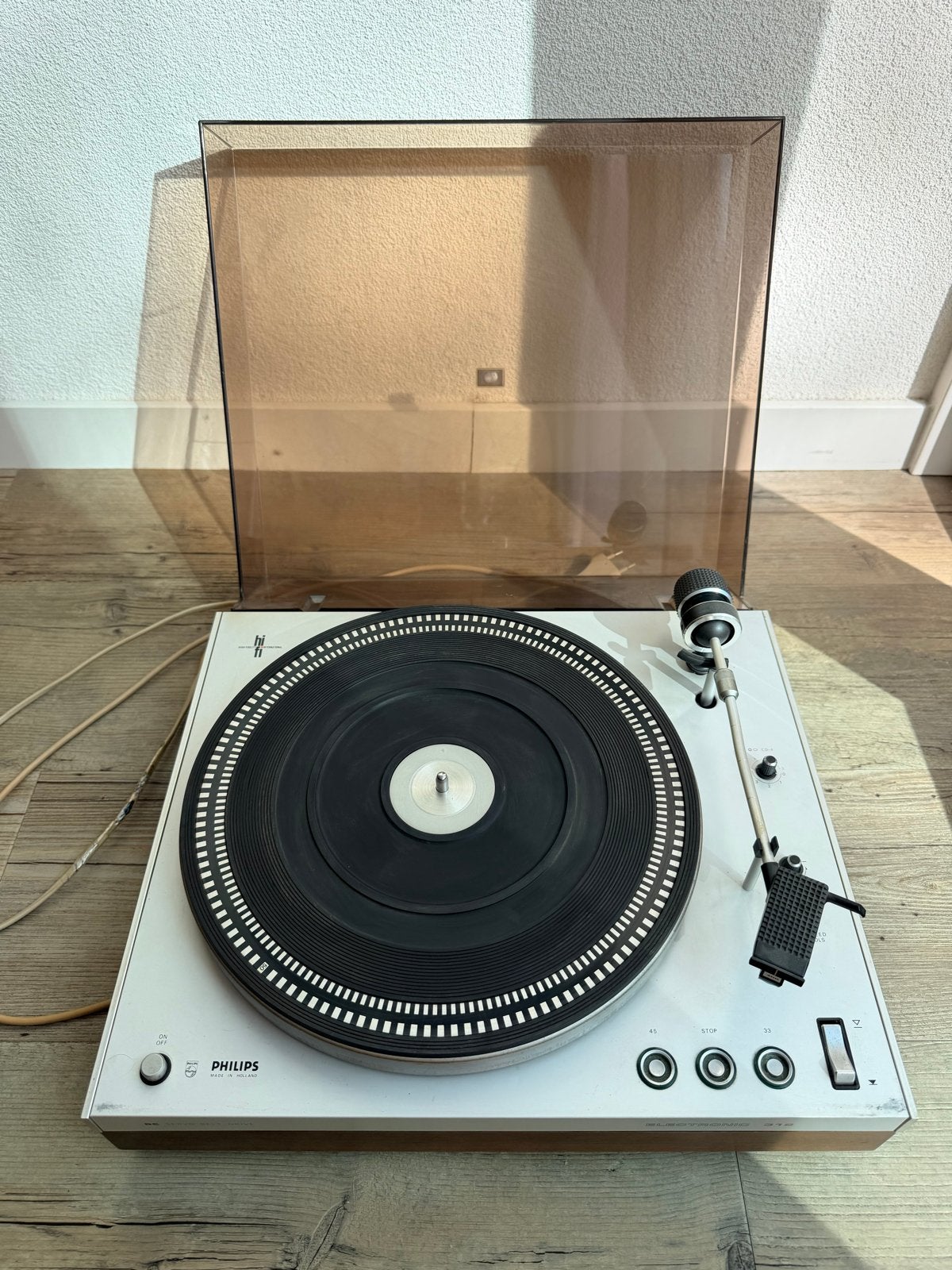 Philips Electronic 312 Platenspeler met werkend Naald, Ophalen, Philips, Gebruikt, Platenspeler
