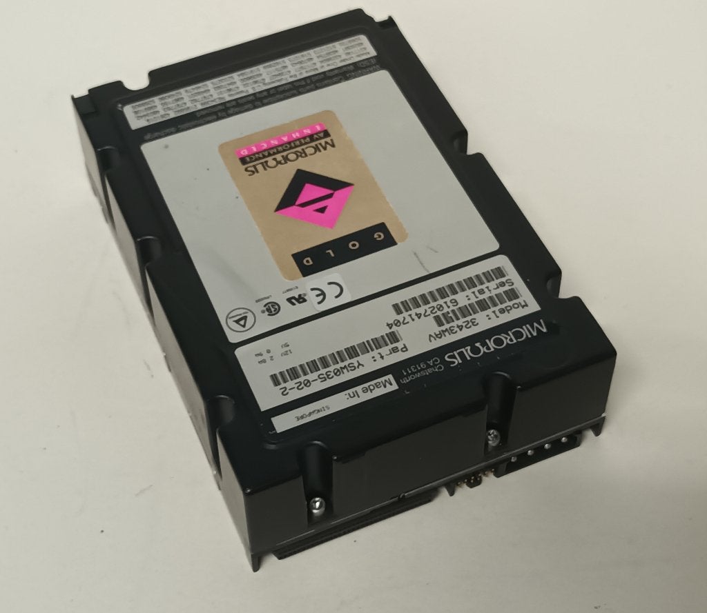 SCSI UW AV HARD DISK Micropolis Gold Mac Win Linux, Ophalen, Intern, Gebruikt, SCSI