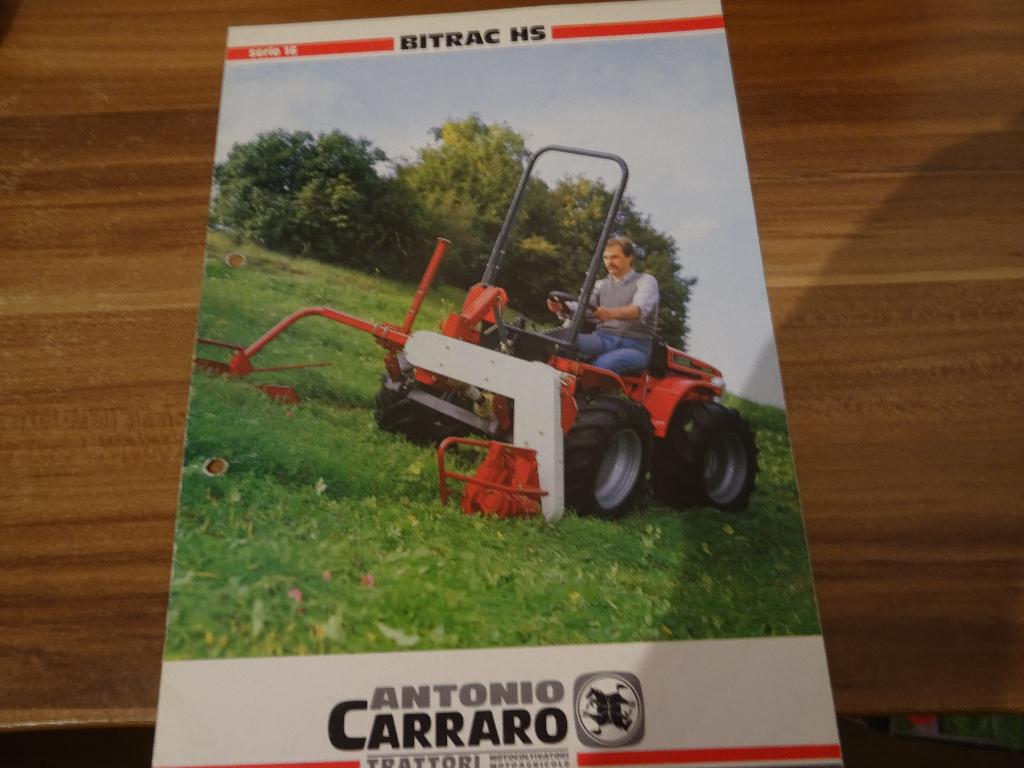 Een Setje Antonio Carraro trekkers folders, Ophalen of Verzenden, Nieuw, Folder