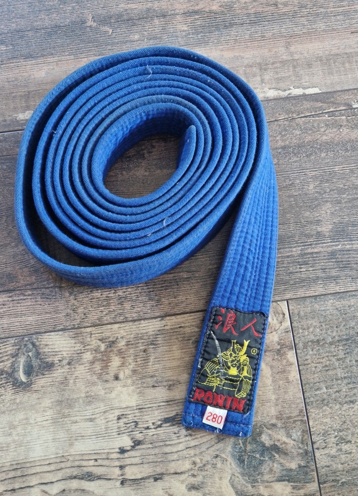 Ronin Blauwe Vechtsportband - 280 cm, Ophalen, Gebruikt, Overige, Vechtsportmateriaal