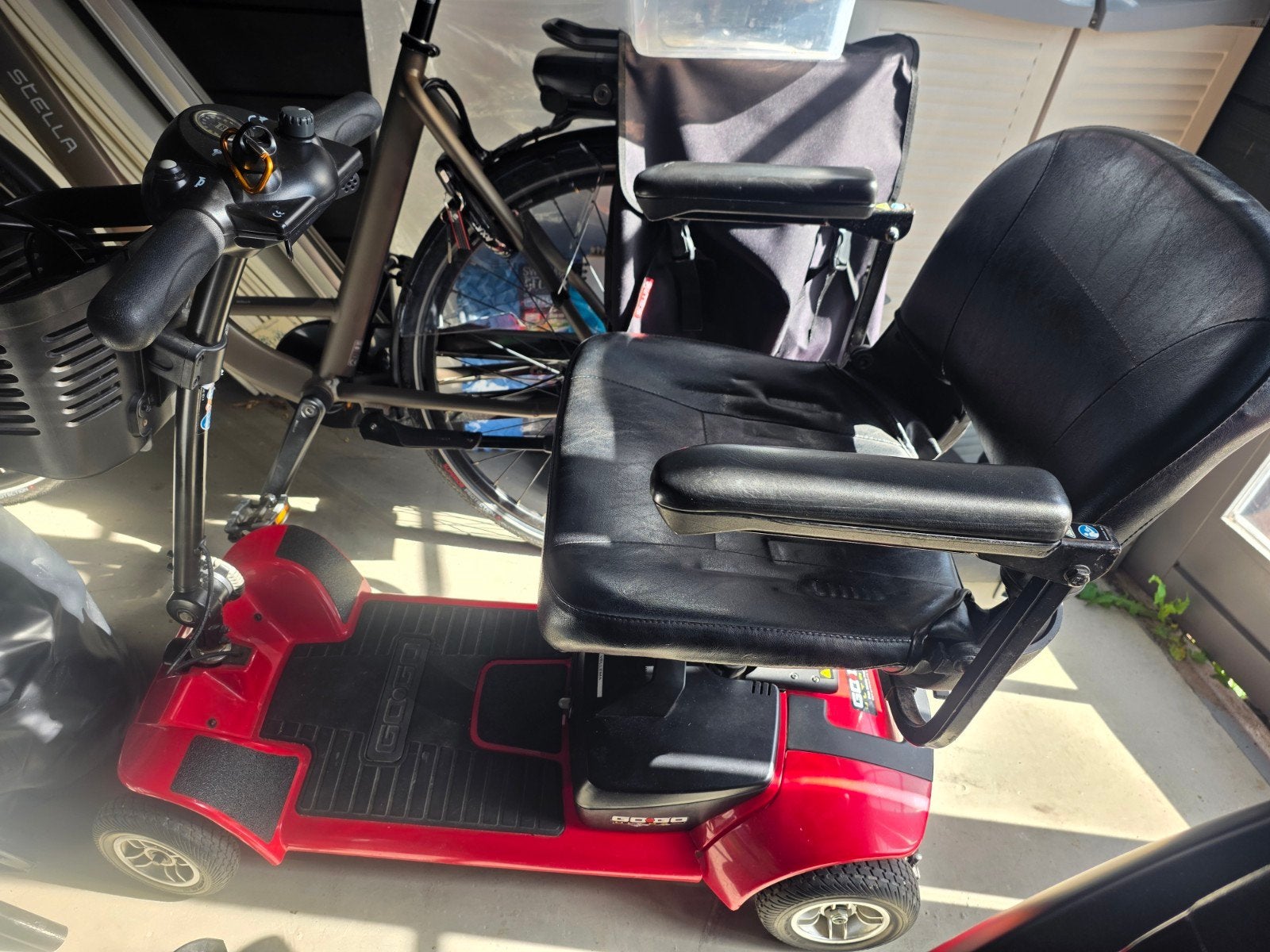 opvouwbare scootmobiel ., Ophalen, Gebruikt, 10 km/u of minder
