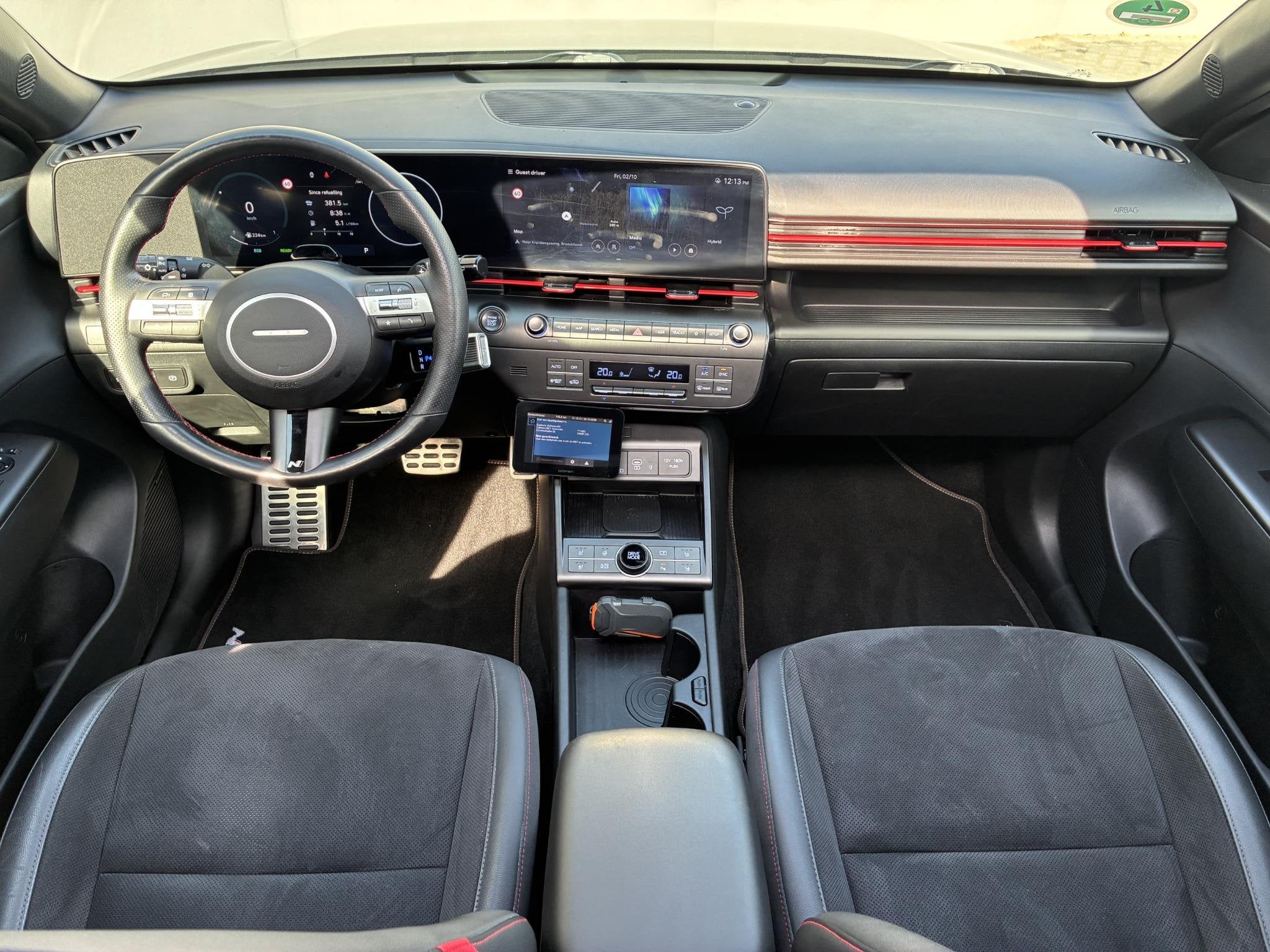 Hyundai Kona 1.6 GDI HEV N Line Sky / TAXI / Blauw Kenteken, Dealer onderhouden, Gebruikt, Euro 6, 2 kWh