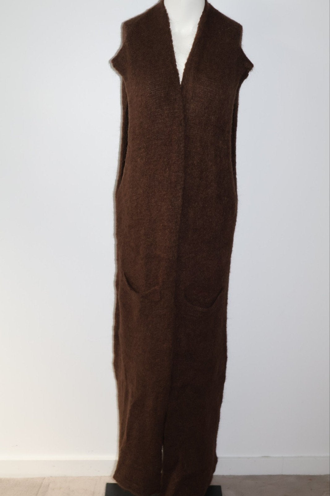 Jane Lushka Bruin Lang Vest Maat 36 / S Nieuw, Jane Lushka, Jane Lushka.nl, Bruin, NL