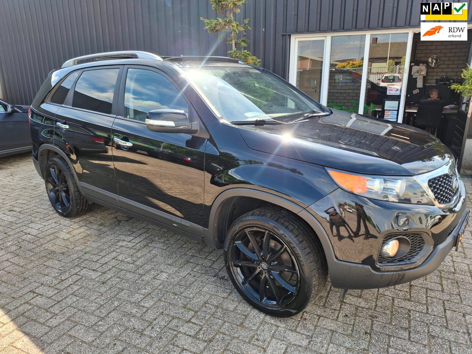 Kia Sorento 2.4 X-clusive, Auto's, Euro 5, Zwart, 4 cilinders, 2000 kg