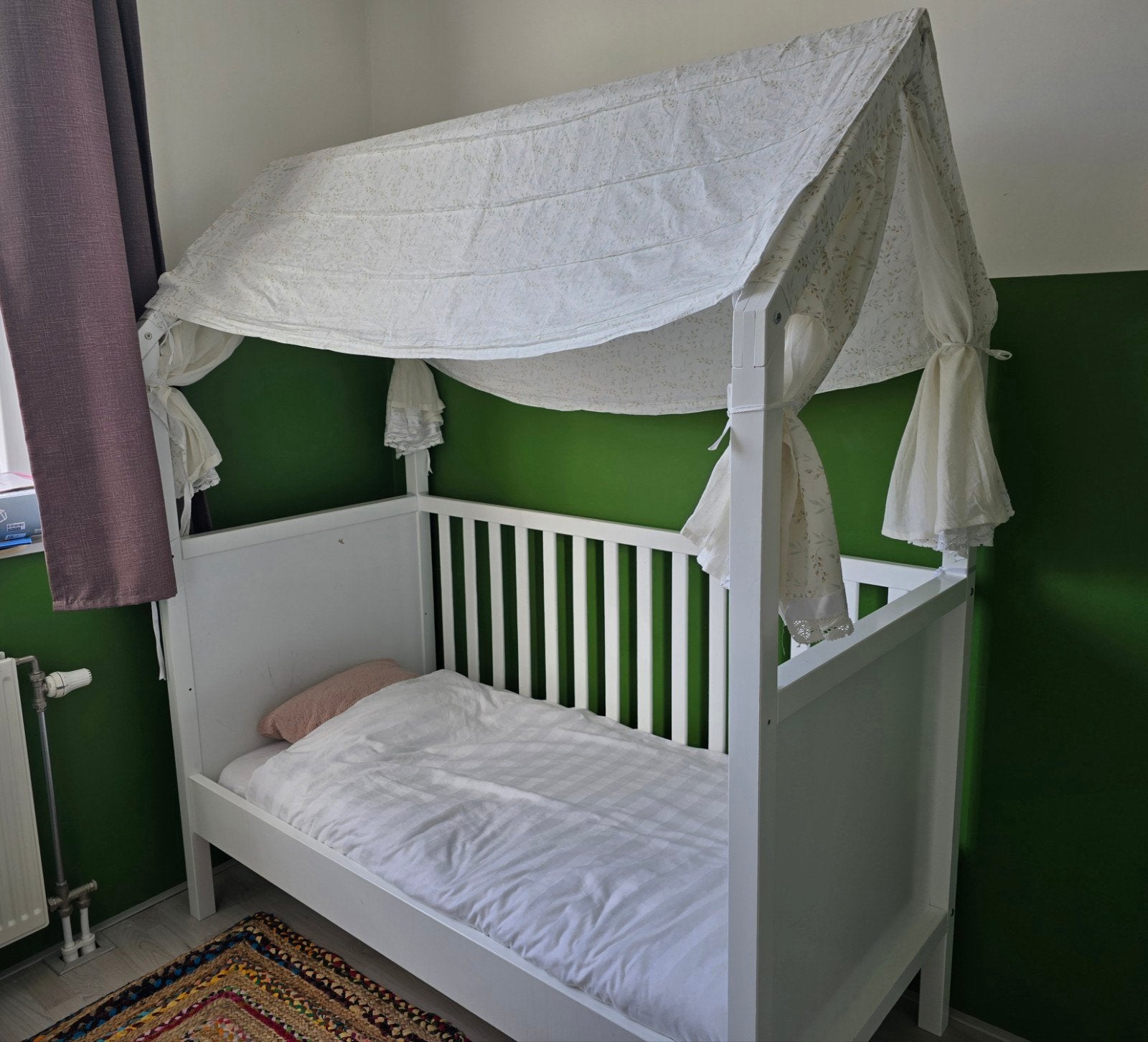 Bopita ledikant/peuterbed te koop!, Gebruikt, 70 tot 85 cm, 140 tot 160 cm, Ophalen