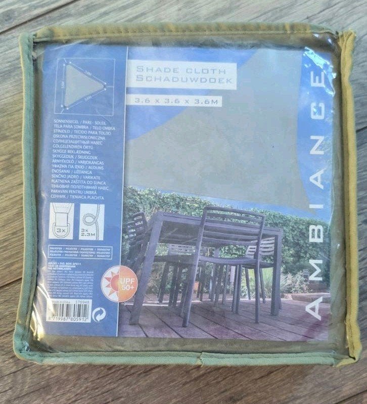 Nieuw Ambiance Schaduwdoek / Tarp 3.6 x 3.6 x 3.6M, Overige typen, 450 cm of meer, Nieuw, Ophalen of Verzenden