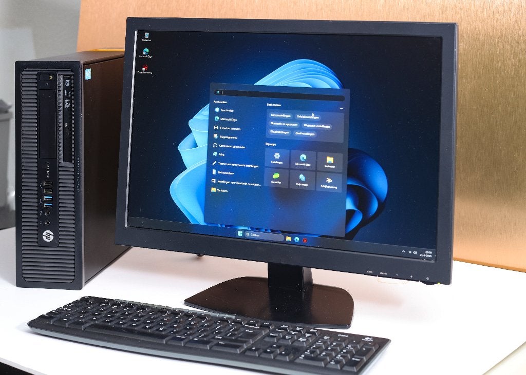 HP Desktop PC i5 | SSD | 16 GB Ram | Win11 | Office, Computers en Software, Desktop Pc's, HP Elitedesk, Zo goed als nieuw, Gaming