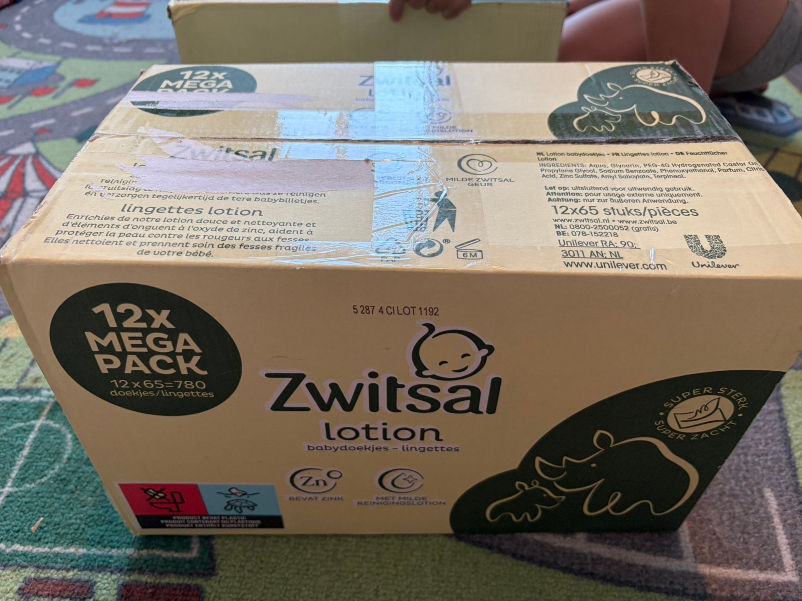 Doos vol zwitsal billendoekjes 12 stuks, Ophalen, Nieuw, Overige typen