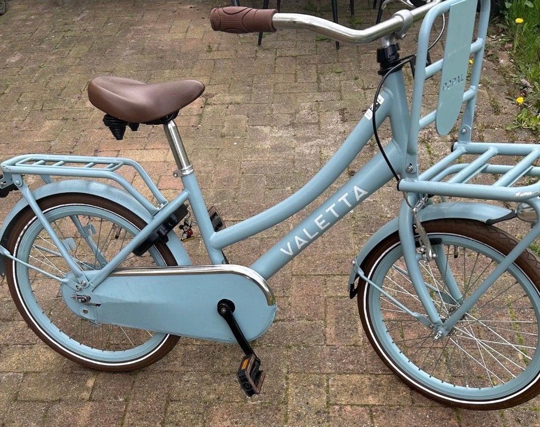 Valetta transportfiets 20 inch - Zo goed als nieuw, Fietsen en Brommers, Fietsen | Meisjes, Ophalen, Terugtraprem, 20 inch, Handrem
