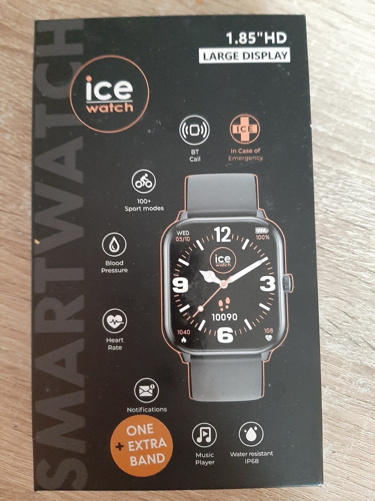 Ice Smartwatch - Zo goed als nieuw met extra band!, Ophalen of Verzenden, Waterdicht, Nieuw