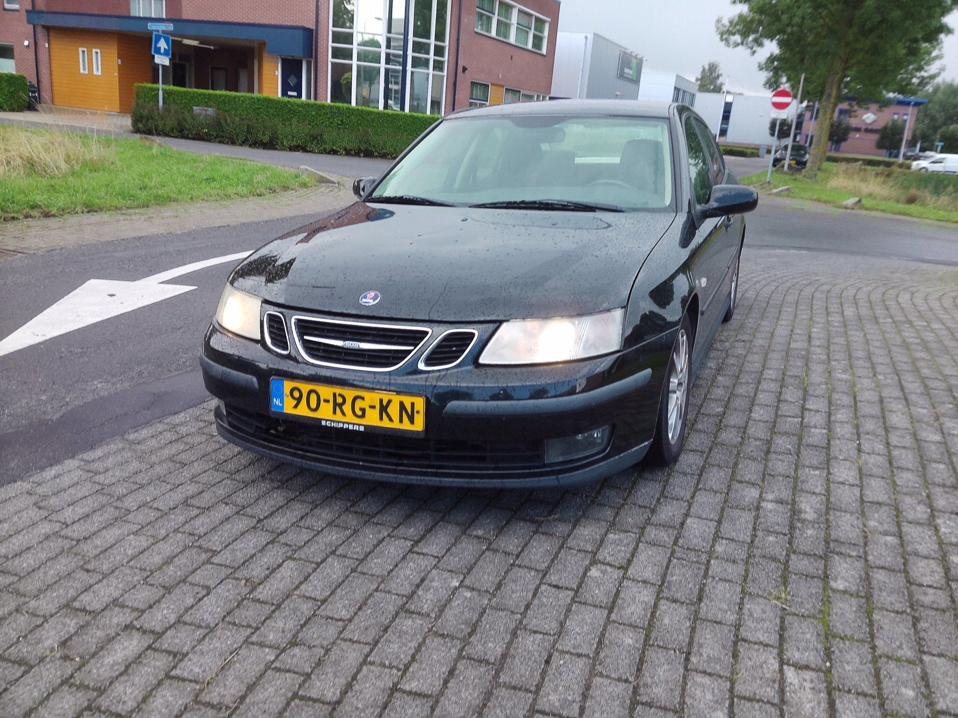 Saab 9-3 Sport Sedan 1.8t Arc, Auto's, Gebruikt, 4 cilinders, 150 pk, Zwart