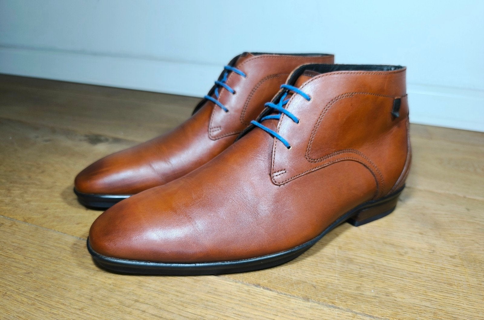 Floris van Bommel halfhoge herenschoenen maat 7,5 / 41,5, Ophalen, Overige kleuren, Floris van Bommel, Zo goed als nieuw