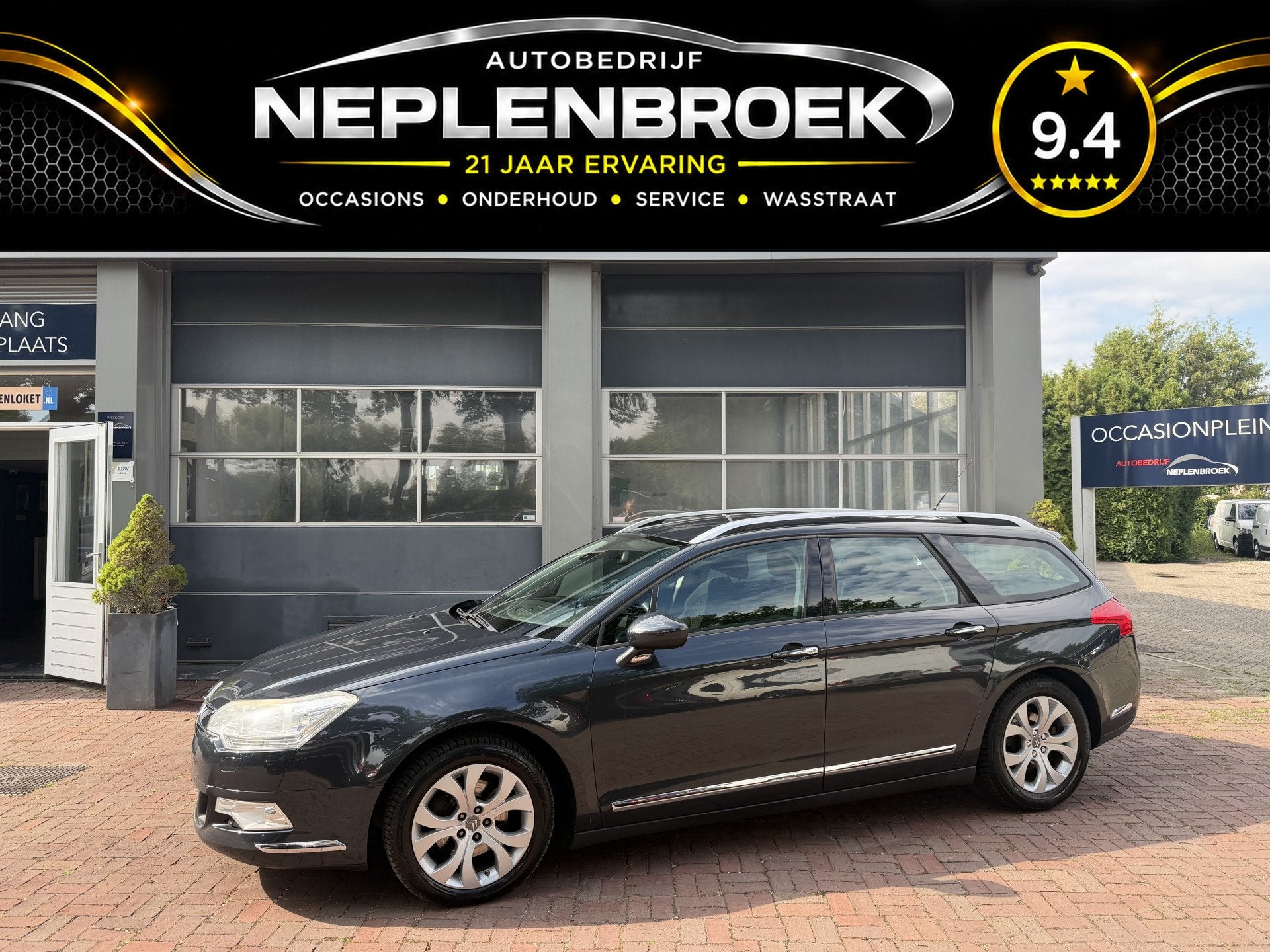 Citroën C5 Tourer 1.6 THP Comfort Bj 2010 Apk 12-2026 Leuk, Auto's, Citroën, Stof, Gebruikt, Origineel Nederlands, Grijs
