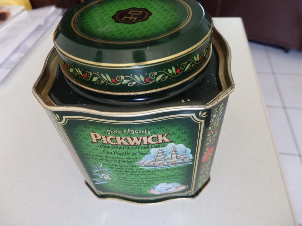 Thee trommeltje, Verzamelen, Blikken, Ophalen of Verzenden, Zo goed als nieuw, Thee, Pickwick