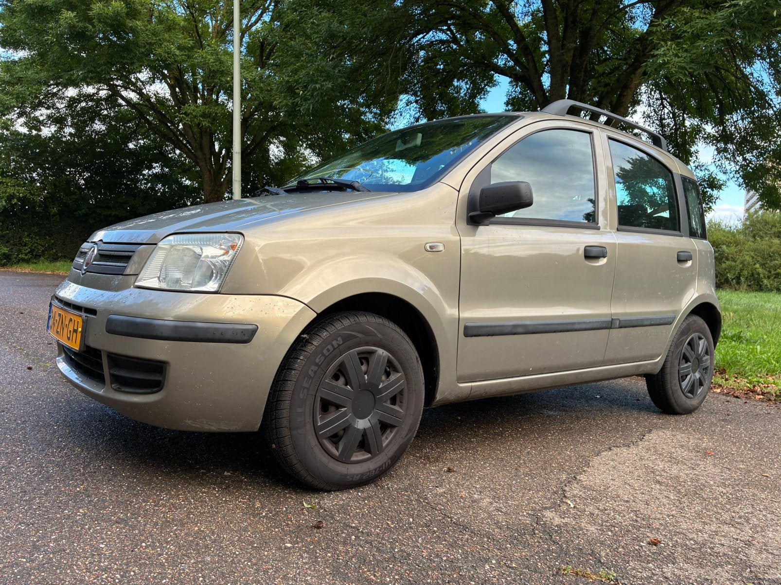 Fiat Panda 1.2 44KW 60PK 2008 Beige, Voorwielaandrijving, Beige, Origineel Nederlands, Handgeschakeld
